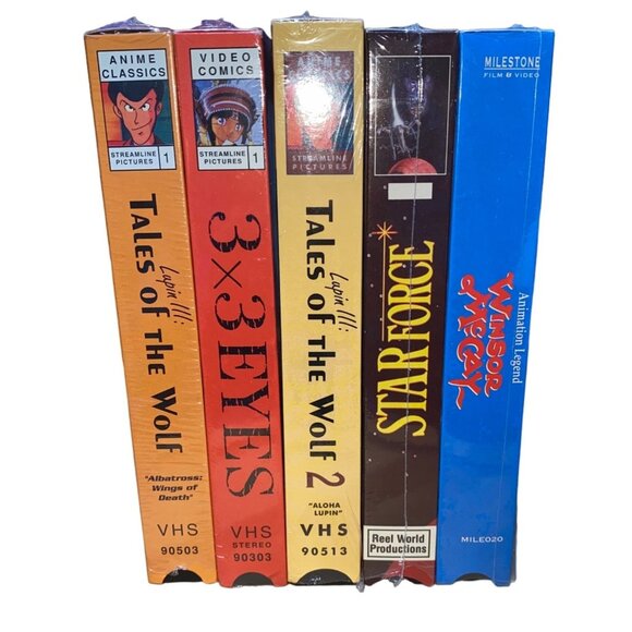 VHS Anime Classics Video Classics Winsor McCay Star Force Lupin III Tales of the - Picture 2 of 6